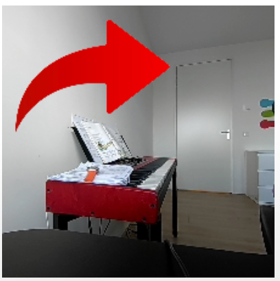 Static overlay onto webcam image